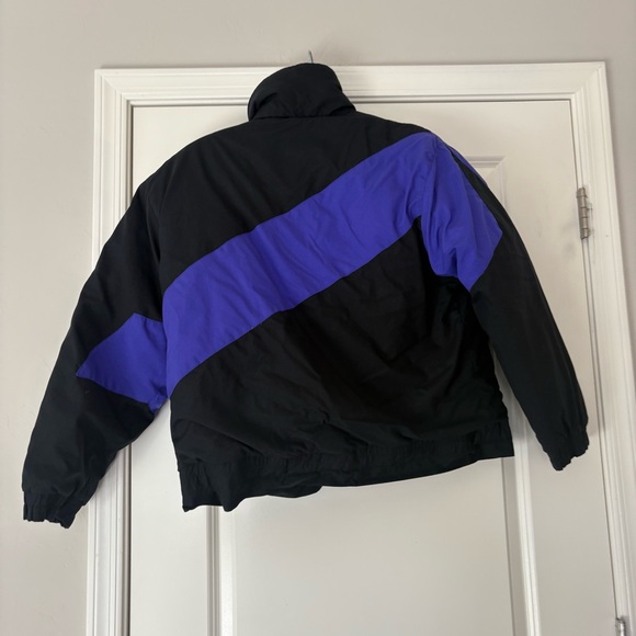 Vintage Black and Purple Snow Puffer Jacket - Picture 7 of 9